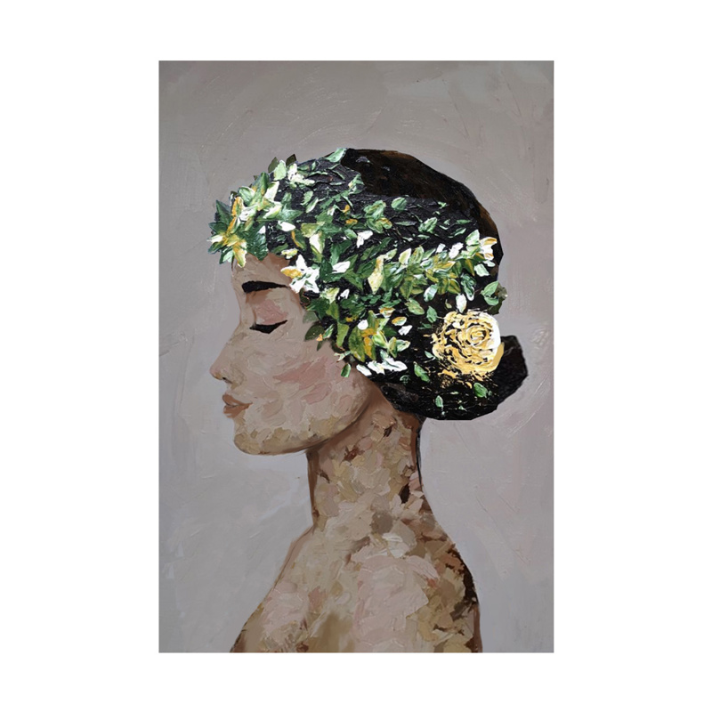 InTheBox - Maison - ΣΗΜΑΝΤΙΚΟ: Σε περίπτωση διαφοράς τιμής από το κατάστημα ισχύει παντα και μόνο η τιμή του καταστήματος InTheBox - Maison SPRING LADY 3 Πίνακας Καμβάς Πολύχρωμ