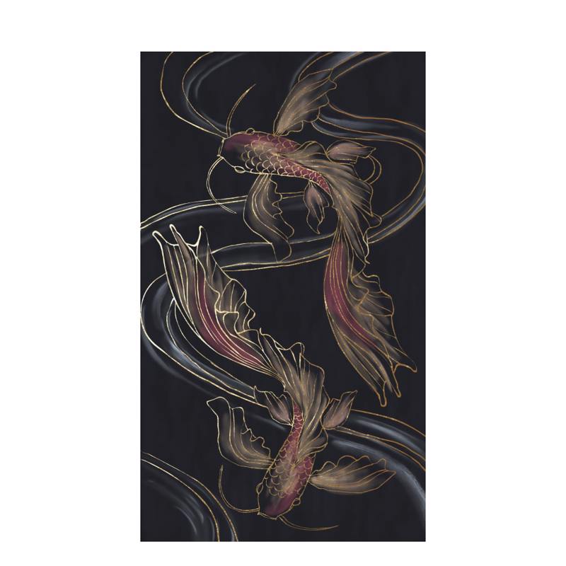 InTheBox - Maison FISH IN LOVE Πίνακας Καμβάς Πολύχρωμο