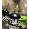 InTheBox - Maison FRUIT BLACK 2 DECO Milo Resin Mavro/Lefko F12x13.2cm 020751