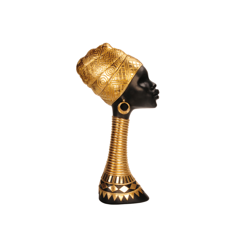 Διακοσμητικά Επιτραπέζια agiovlasitishome - ΣΗΜΑΝΤΙΚΟ: Σε περίπτωση διαφοράς τιμής από το κατάστημα ισχύει παντα και μόνο η τιμή του καταστήματος InTheBox - Maison ABENI 1 DECO Φιγούρα Resin Μαύρη/Χρυσ