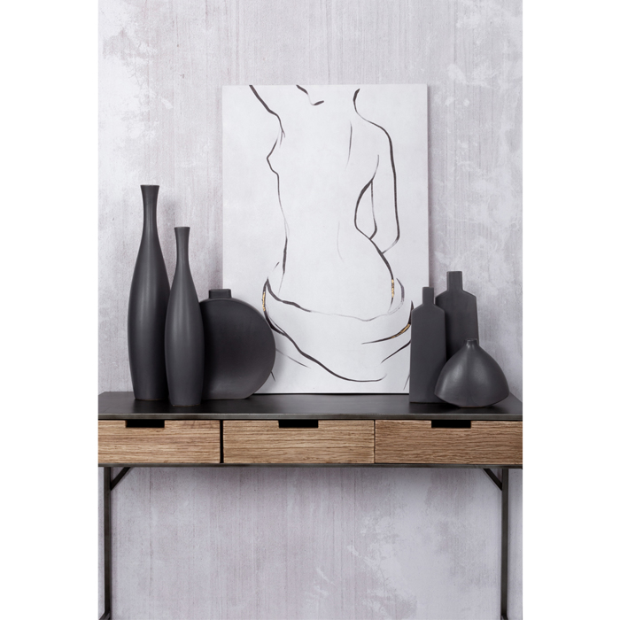 InTheBox - Maison LEI Bazo Keramiko Anthraki Mat F12x48cm 020906