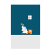 InTheBox - Maison HAPPY KID 1 Pinakas Kambas me Poluxromo Xulo 30x40x1.8cm 021110