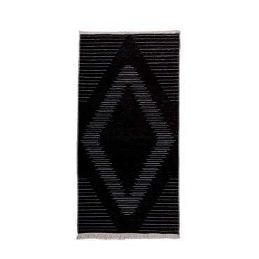 InTheBox - Maison SIGHT Χαλί Υφασμάτινο Μαύρο/Γκρι 80x170x1cm 021374