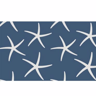 InTheBox - Maison REEF Χαλί Βαμβακερό/Polyester Μπλε/Λευκό 60x90cm 021560