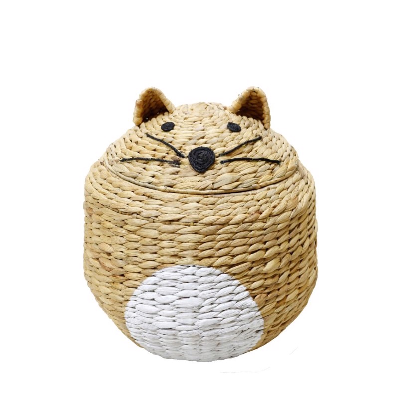 Διακοσμητικά Επιτραπέζια agiovlasitishome - ΣΗΜΑΝΤΙΚΟ: Σε περίπτωση διαφοράς τιμής από το κατάστημα ισχύει παντα και μόνο η τιμή του καταστήματος InTheBox - Maison TIGRO Καλάθι με Καπάκι από Υάκινθο/Σί