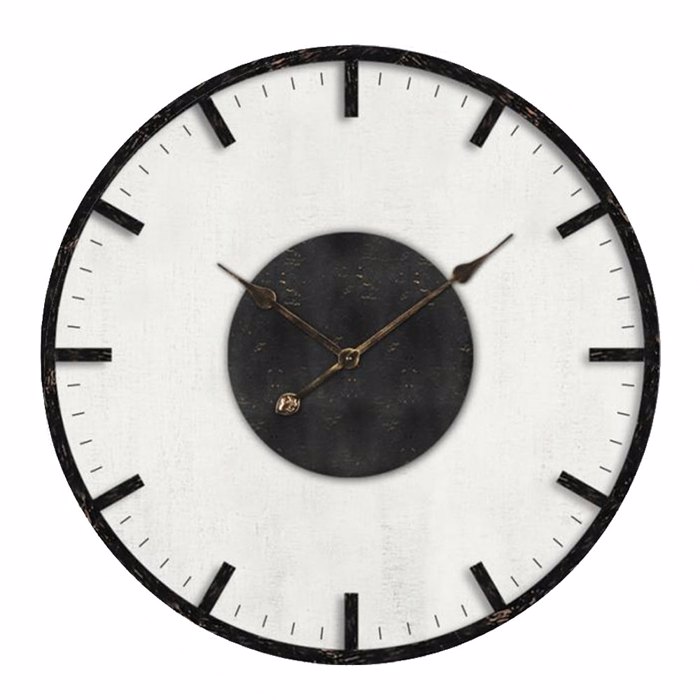 InTheBox - Maison GENK Roloi Toixou MDF Lefko/Mavro/Mpronze F50x4.5cm 021964