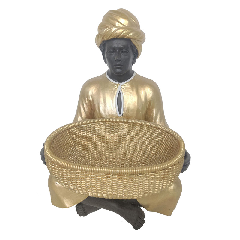 InTheBox - Maison - ΣΗΜΑΝΤΙΚΟ: Σε περίπτωση διαφοράς τιμής από το κατάστημα ισχύει παντα και μόνο η τιμή του καταστήματος InTheBox - Maison VEDAS DECO Φιγούρα Resin Χρυσή/Μαύρη