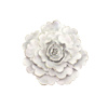 InTheBox WHITE ROSE DECO Diakosmitiko Toixou Resin Lefko F24x5cm 022299