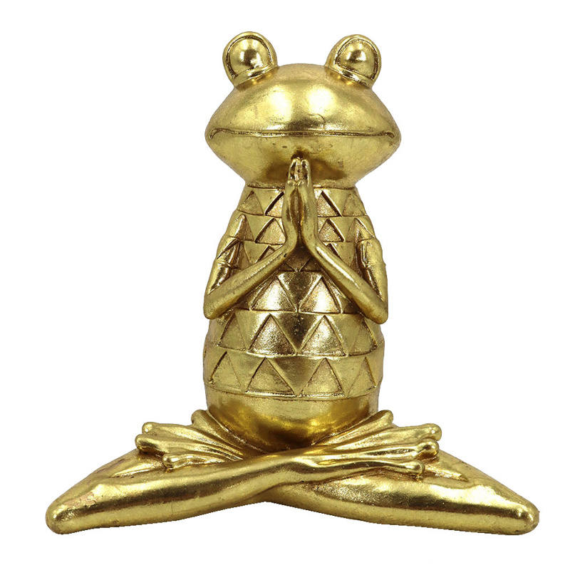 InTheBox - Maison YOGA FROGIE 3 DECO Βάτραχος Resin Χρυ