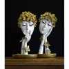 InTheBox - Maison JARNI 2 DECO Prosopo Resin Lefko/Xruso 15x10.5x28cm 022716