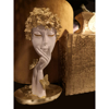 InTheBox - Maison JARNI 2 DECO Prosopo Resin Lefko/Xruso 15x10.5x28cm 022716