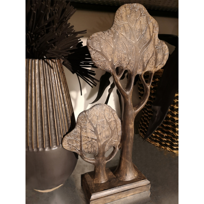 InTheBox - Maison FORET 1 DECO Dentro Resin Kafe/Mpez 26.5x8.8x43.5cm 022735