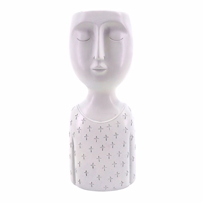 InTheBox - Maison IPAMO WHITE Κασπώ Resin Λευκό 10.8x8.