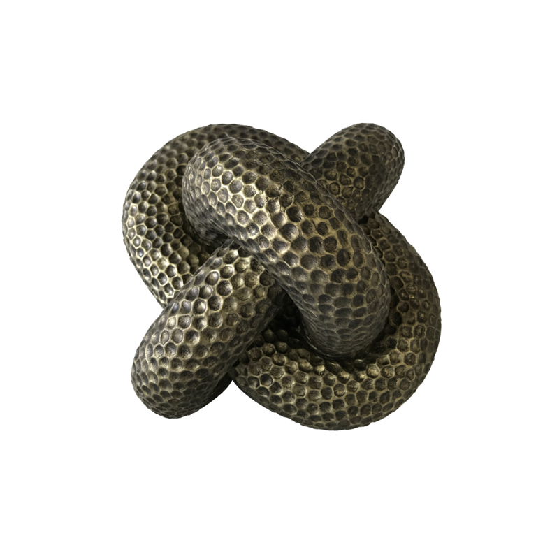 InTheBox - Maison GIRED DECO Κόμπος Resin Χρυσός Αντικέ