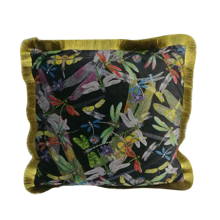 InTheBox - Maison DRAGONFLIES Diakosmitiko Maxilari Polyester Poluxromo 45x45cm 023394