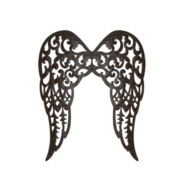 InTheBox - Maison BROADWAY DECO Διακοσμητικό Τοίχου Μεταλλικό Μαύρο 45x0.64x55cm 023429