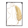 InTheBox - Maison FEAT 1 DECO Diakosmitiko Toixou Metalliko Xruso/Mavro 38x2x55cm 023433