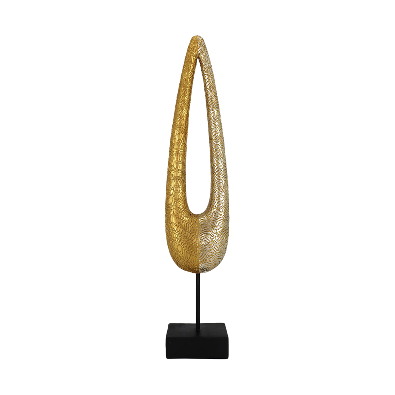 InTheBox - Maison - ΣΗΜΑΝΤΙΚΟ: Σε περίπτωση διαφοράς τιμής από το κατάστημα ισχύει παντα και μόνο η τιμή του καταστήματος InTheBox - Maison DRIP Διακοσμητικό Totem Polyresin Χρυ