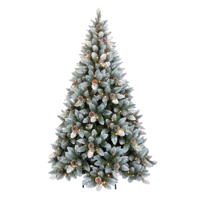 InTheBox - Maison XMAS PINE Dentro Xionismeno PVC Prasino/Lefko me LED F150x210cm 024086