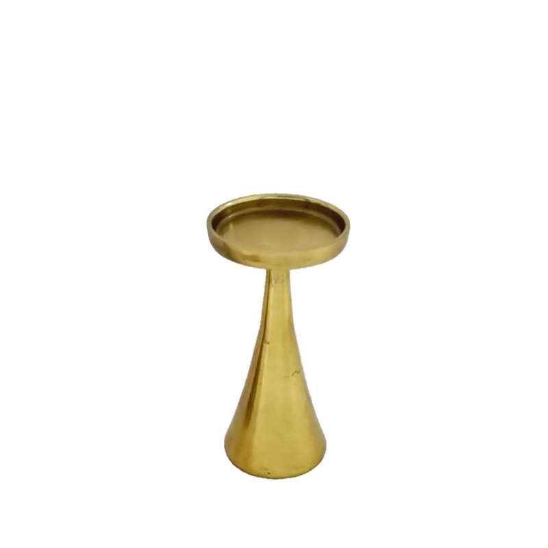 InTheBox - Maison Con Κηροπηγιο 11X11X22 Αλουμινιο Χρυσ