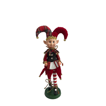 InTheBox - Maison XMAS HOB BAEL 45 Ξωτικό Κόκκινο/Πράσινο/Χρυσό 45cm 027283