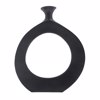 InTheBox - Maison ABSTRACT CIRCLE Bazo Alouminiou Mavro 37x5x45cm 028991