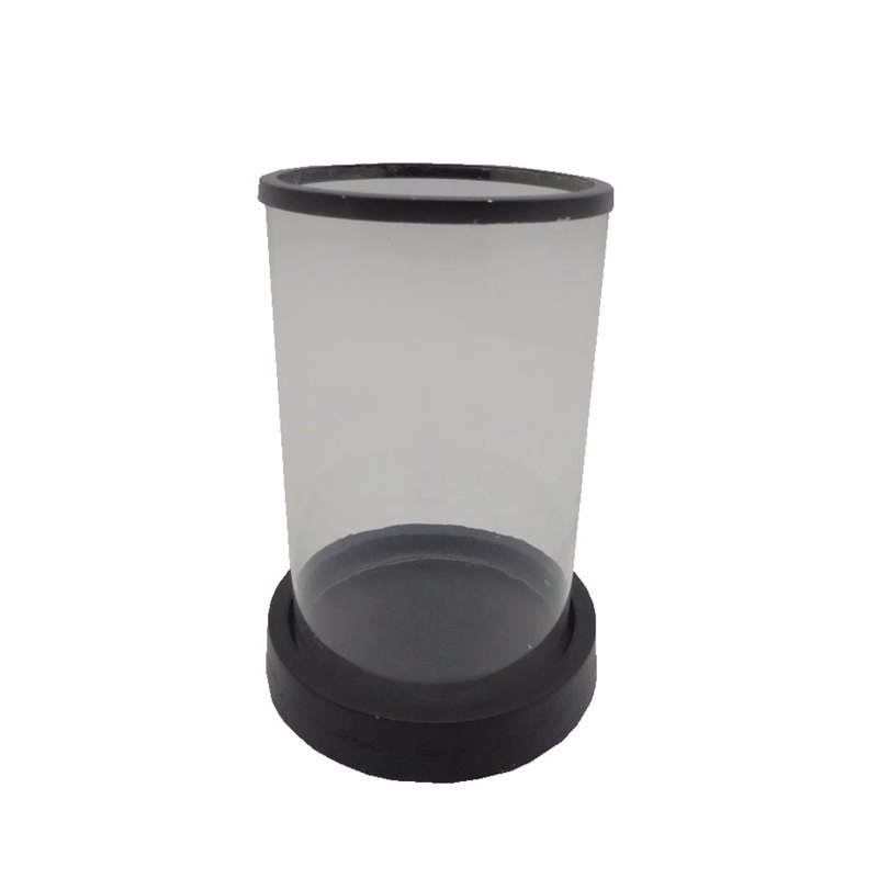 InTheBox - Maison TITUL Κηροπήγιο Αλουμινίου Μαύρο με Δ