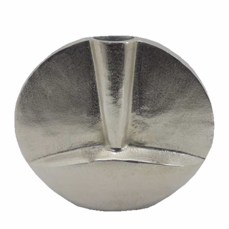 InTheBox - Maison - ΣΗΜΑΝΤΙΚΟ: Σε περίπτωση διαφοράς τιμής από το κατάστημα ισχύει παντα και μόνο η τιμή του καταστήματος InTheBox - Maison KALIA Βάζο Αλουμινίου Silver Nickel 3