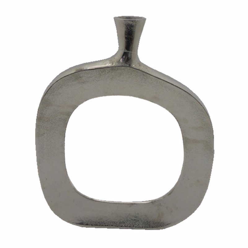 InTheBox - Maison ABSTRACT OVAL Βάζο Αλουμινίου Silver 