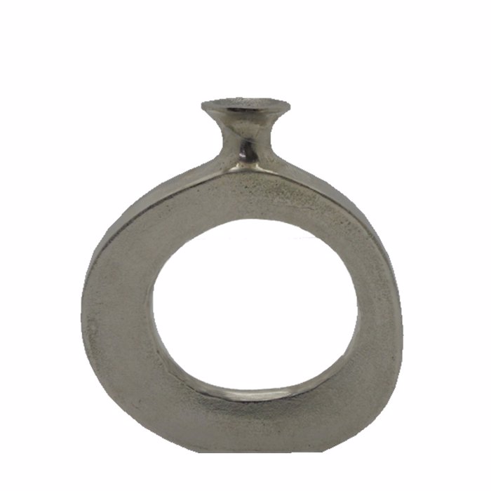 InTheBox - Maison ABSTRACT CIRCLE Bazo Alouminiou Silver Nickel 26x4x31cm 029020