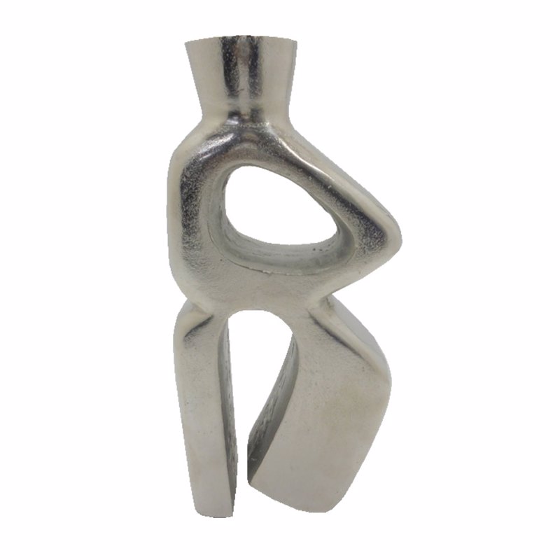 InTheBox - Maison MODERN Βάζο Αλουμινίου Silver Nickel 