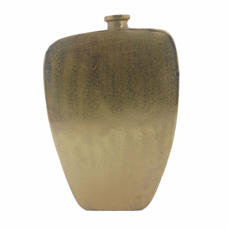 InTheBox - Maison ODEN Βάζο Αλουμινίου Χρυσό 25x7x42cm 