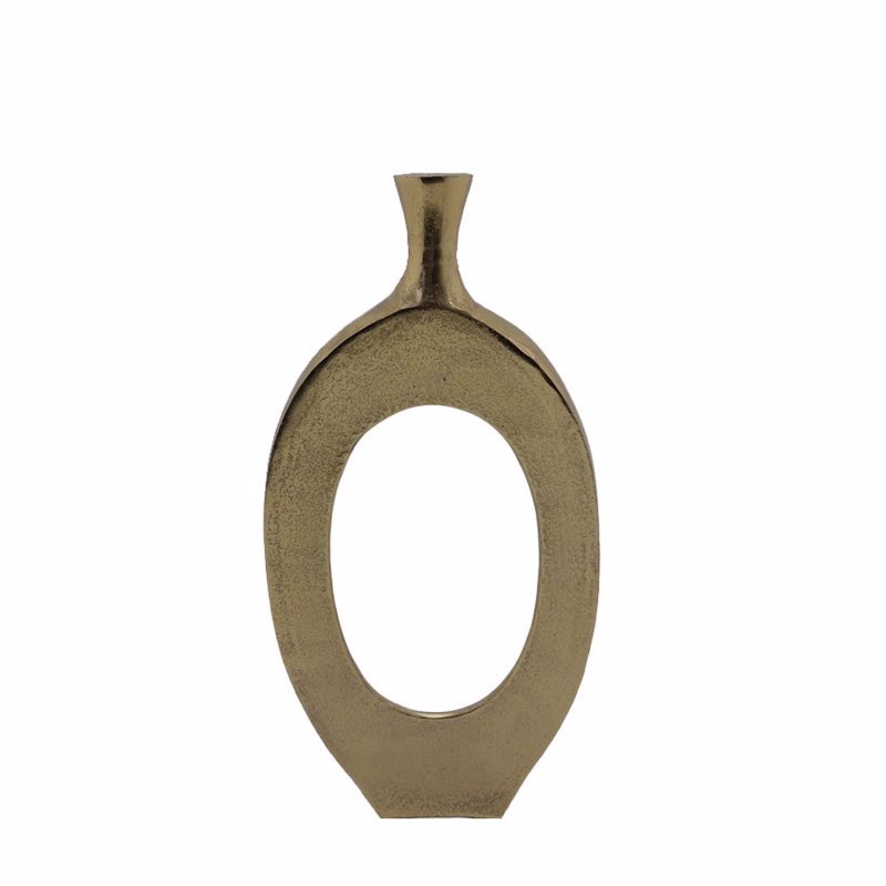 InTheBox - Maison ABSTRACT Βάζο Αλουμινίου Χρυσό 25x5x5