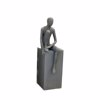 InTheBox - Maison SITTING MAN Diakosmitiki Figura apo Texniti Petra Ggri 20x15x54cm 029250