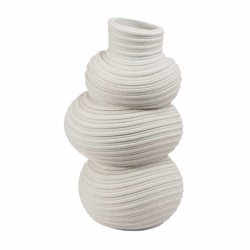 InTheBox - Maison - ΣΗΜΑΝΤΙΚΟ: Σε περίπτωση διαφοράς τιμής από το κατάστημα ισχύει παντα και μόνο η τιμή του καταστήματος InTheBox - Maison VOTSALO Βάζο Polyresin Λευκό 22x22x37