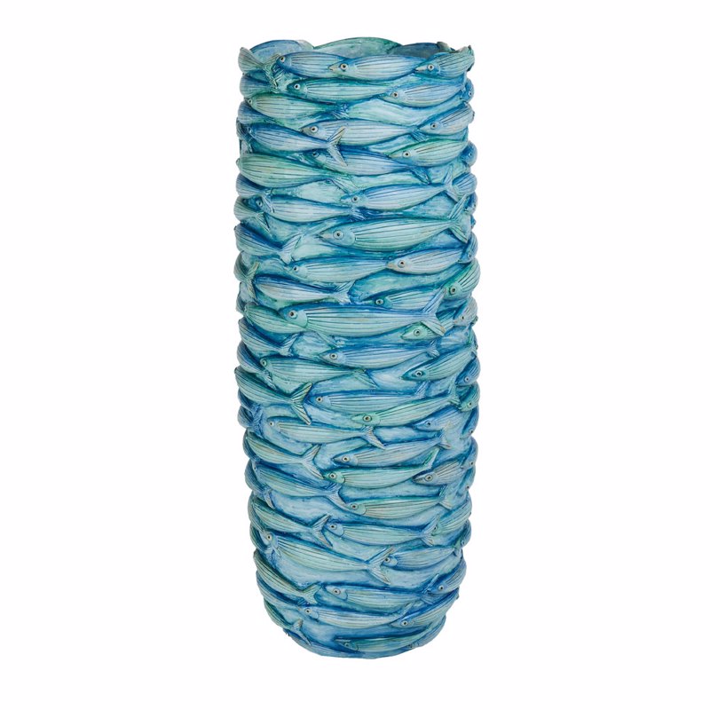 Διακοσμητικά Επιτραπέζια agiovlasitishome - ΣΗΜΑΝΤΙΚΟ: Σε περίπτωση διαφοράς τιμής από το κατάστημα ισχύει παντα και μόνο η τιμή του καταστήματος InTheBox - Maison OCEAN Βάζο Polyresin Μπλε 29x28x73cm