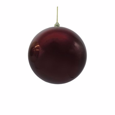 InTheBox - Maison XMAS CAROL 15 Κρεμαστή Μπάλα Πλαστική Μπορντό 15x15x15cm 030187