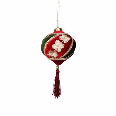 InTheBox - Maison XMAS VELOUR A Μπάλα Foam Βελούδινη Πολύχρωμη 10x10x11cm 030298