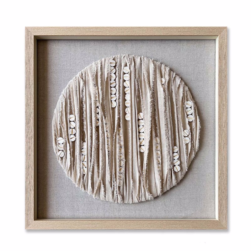 InTheBox - Maison PURE NATURE Πίνακας Υφασμάτινος Μπεζ 