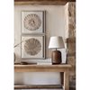InTheBox - Maison PURE EARTH Pinakas Diakosmisis Xarti/Gyali Bez/Fusiko 60x4x60cm 030449