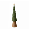 InTheBox - Maison XMAS GREEN TREE L DECO Dentro Resin Prasino/Kafe/Xruso F13x55cm 030487