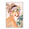 InTheBox - Maison TROPICAL LADY Pinakas Diakosmisis Kambas Poluxromos me Xulino Plaisio Fusiko 60x5x90cm 030525