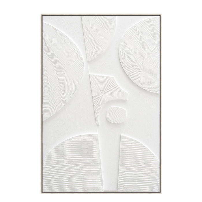InTheBox - Maison DAZZLING Pinakas Kambas Lefkos me Xulino Plaisio Fusiko 80x6x120cm 030560
