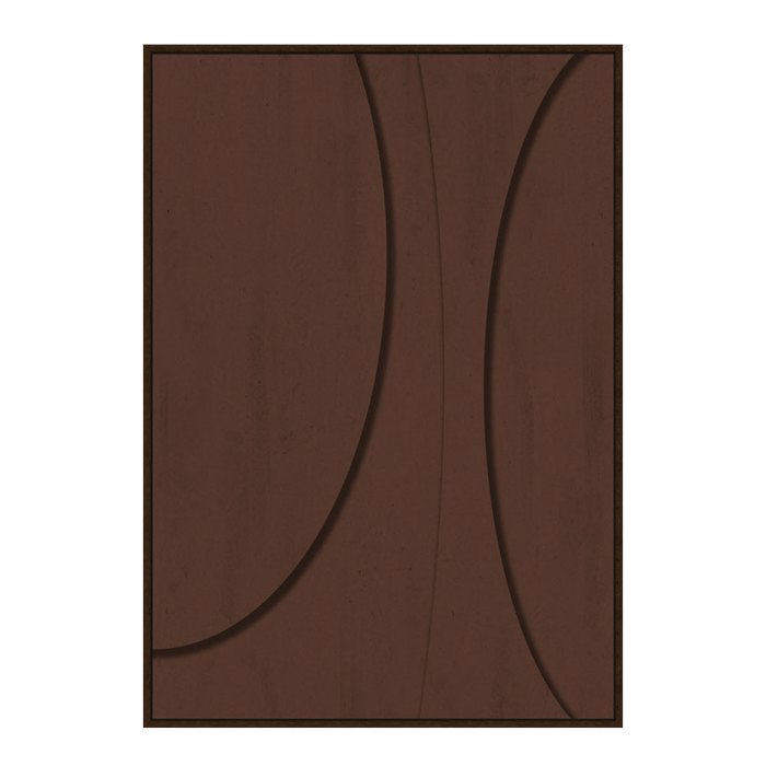 InTheBox - Maison CARNELIAN Pinakas Diakosmisis Kambas/PVC Fullo Kafe 80x4x120cm 031353