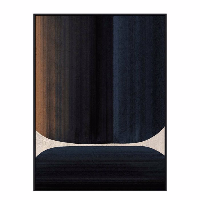 InTheBox - Maison RECONNECT Pinakas Diakosmisis Kambas Poluxromos me Plaisio apo MDF Mavro 90x4x120cm 031424