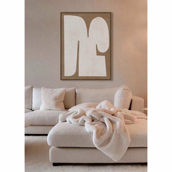 InTheBox - Maison STAY CLOSE Pinakas Diakosmisis Kambas/MDF Terracotta/Mpez/Kafe 75x4x100cm 031426