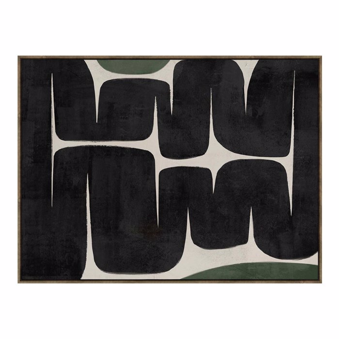 InTheBox - Maison PATHWAY Pinakas Diakosmisis Kambas/MDF Mavro/Mpez/Ladi/Kafe 120x4x90cm 031431