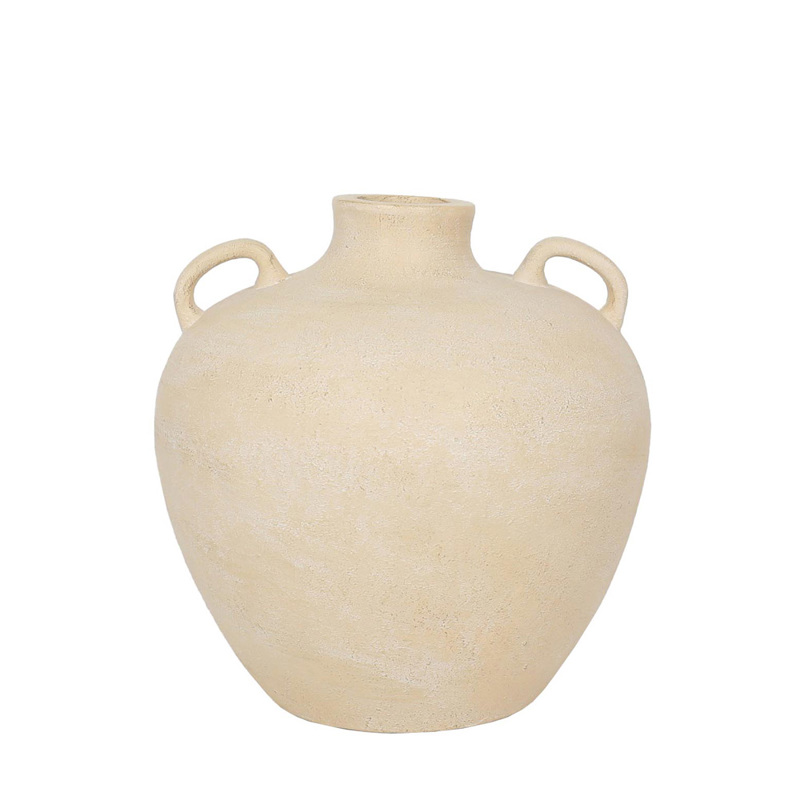 InTheBox - Maison - ΣΗΜΑΝΤΙΚΟ: Σε περίπτωση διαφοράς τιμής από το κατάστημα ισχύει παντα και μόνο η τιμή του καταστήματος InTheBox - Maison KYTHNOS Βάζο Μπεζ από MgO Φ40x40cm 03