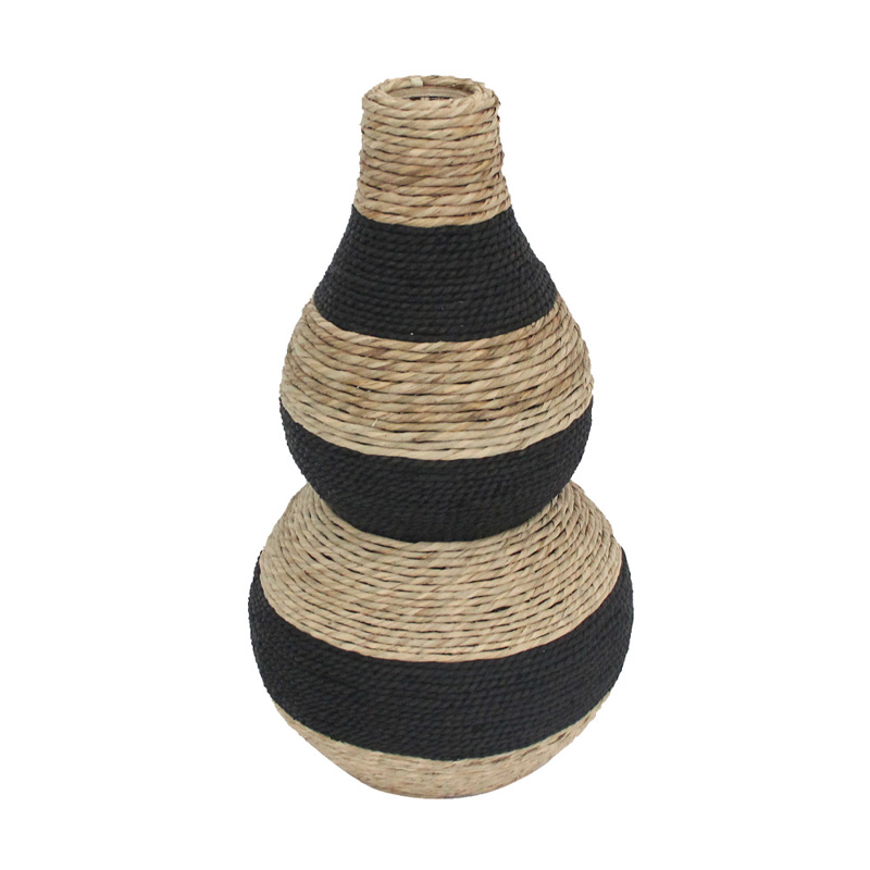 InTheBox - Maison NUBIA Βάζο από Σχοινί Φυσικό και Plyw