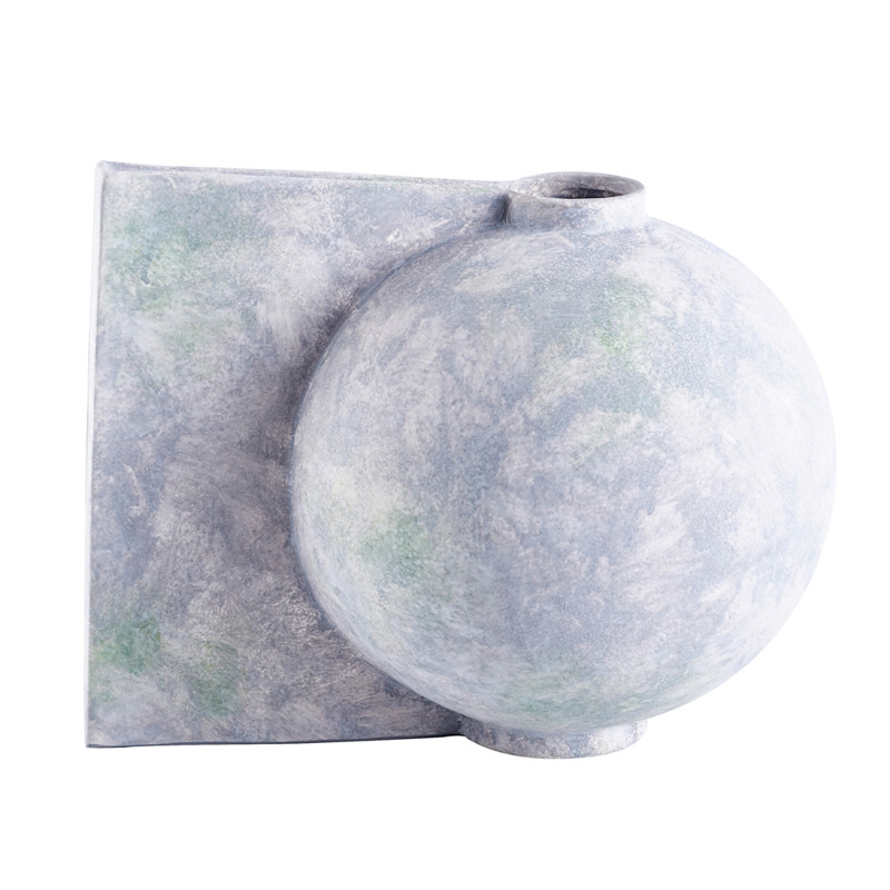 InTheBox - Maison - ΣΗΜΑΝΤΙΚΟ: Σε περίπτωση διαφοράς τιμής από το κατάστημα ισχύει παντα και μόνο η τιμή του καταστήματος InTheBox - Maison ALKISTIS Βάζο Κεραμικό Γκρι 30x23x25c